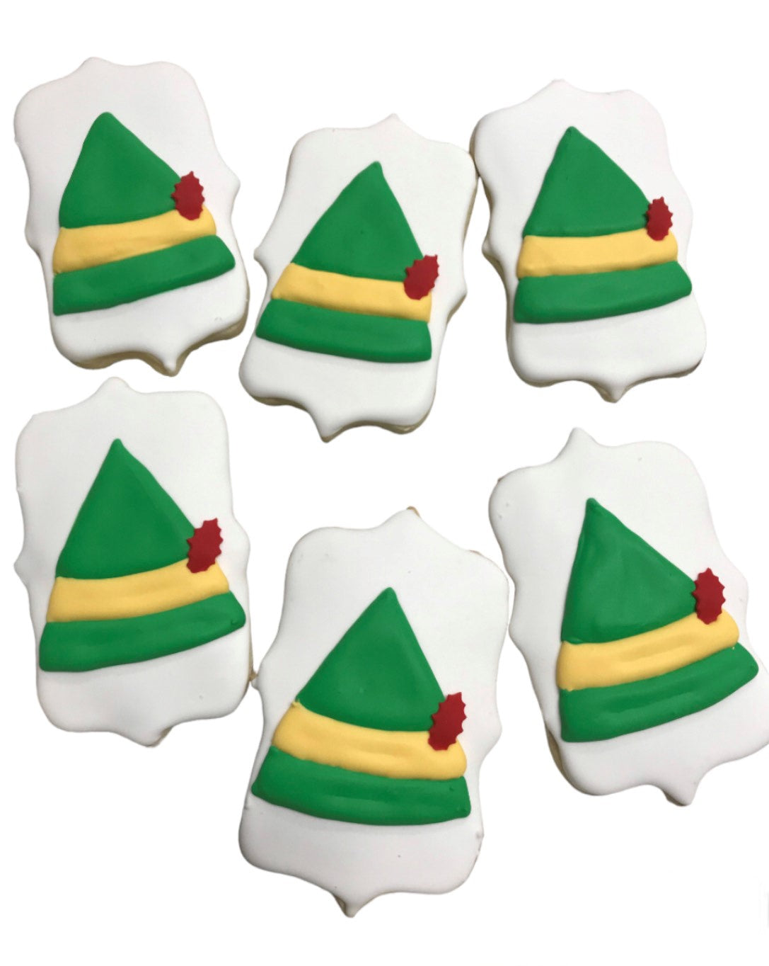 BUDDY THE ELF HAT SUGAR COOKIES