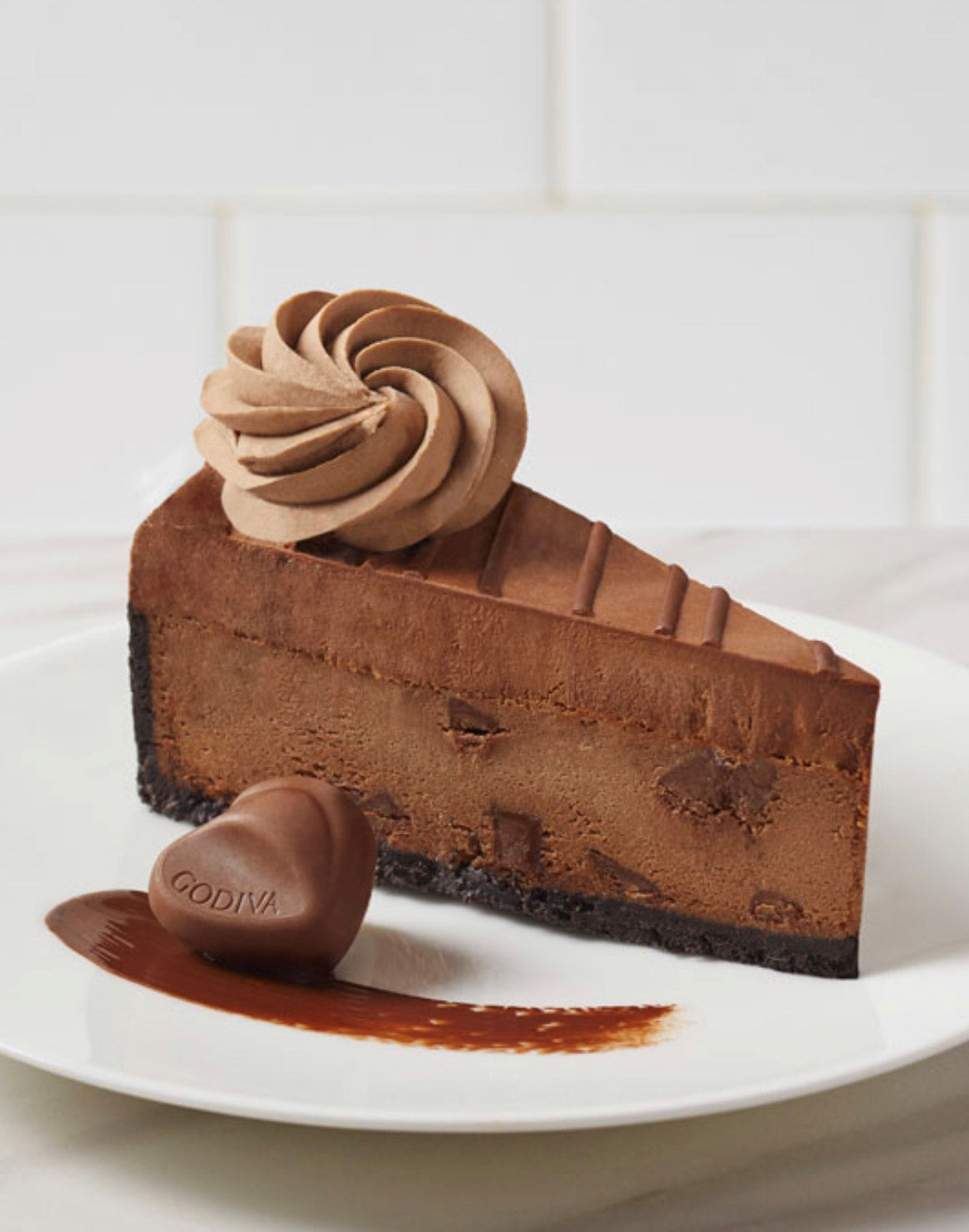CHEESECAKE GODIVA CHOCOLATE