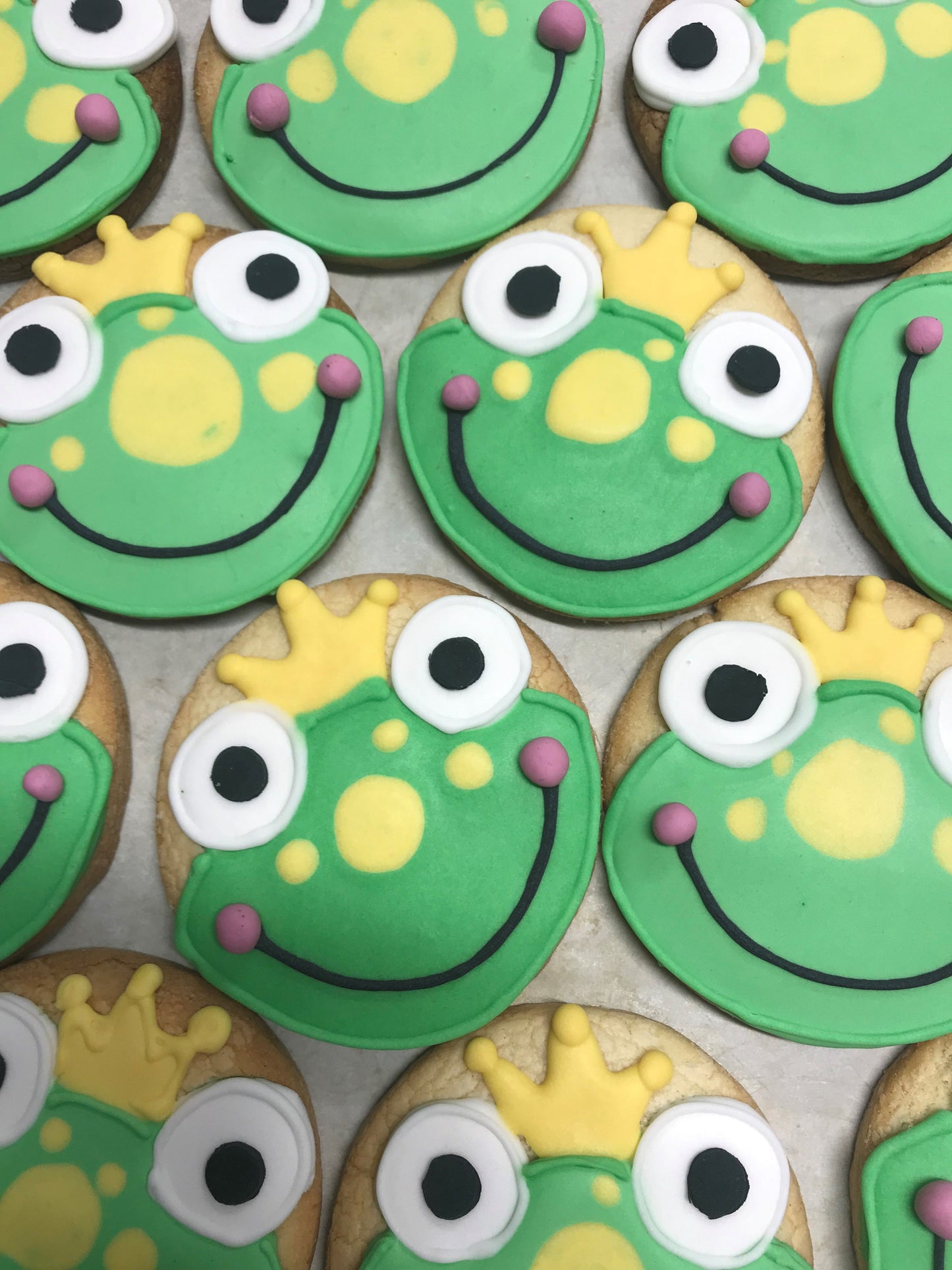 FROG PRINCE SUGAR  COOKIES