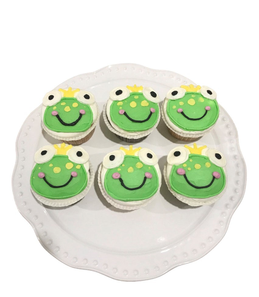 FROG PRINCE CUPCAKES