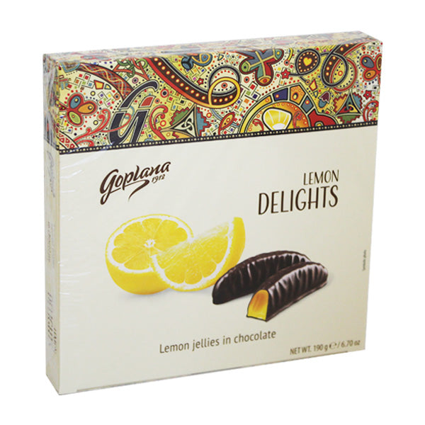 CHOCOLATE ZESTY LEMON JELLIES