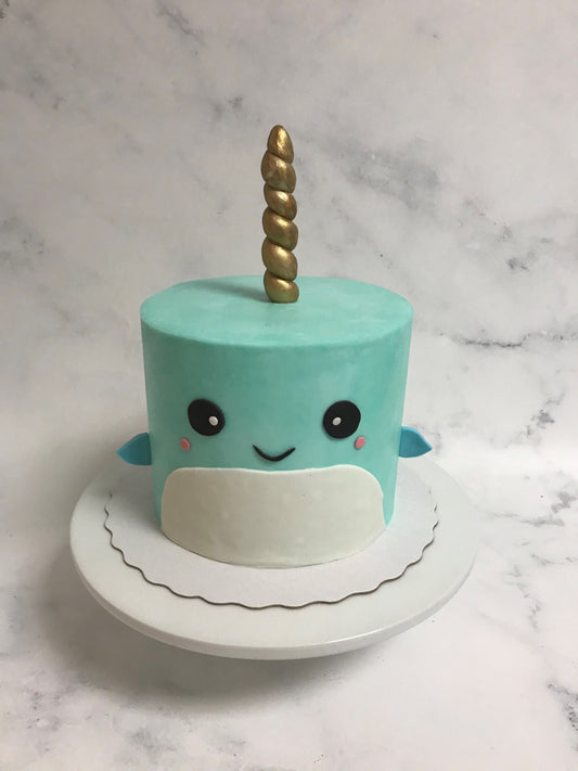 NORMAN NARWHAL CAKE