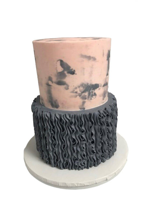 MARBLE TIER CAKE
