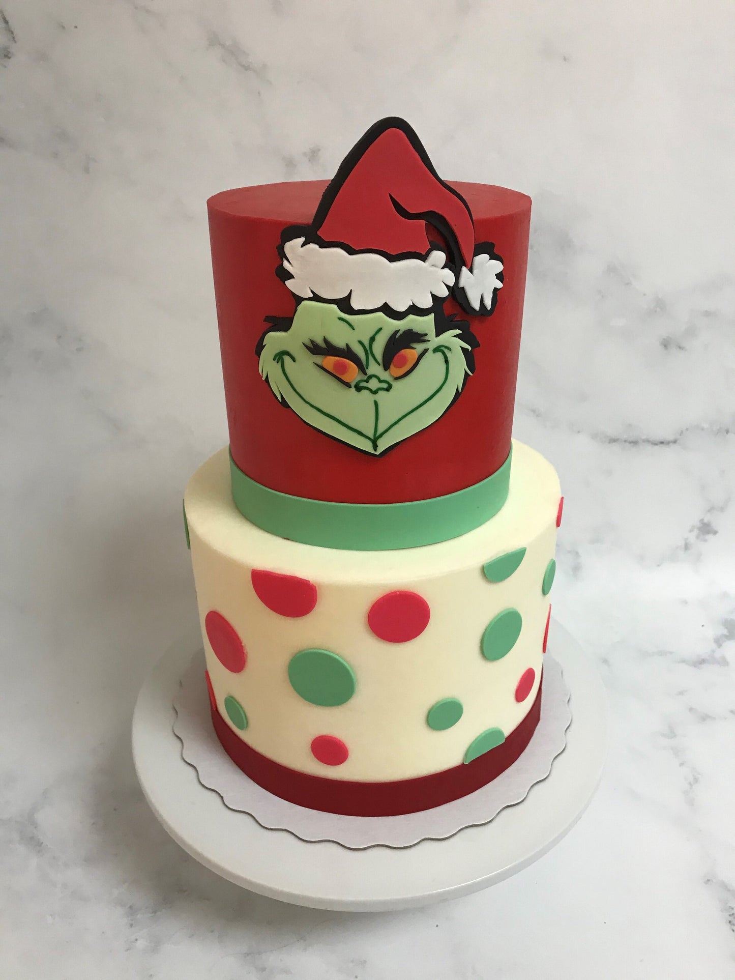 NAUGHTY GRINCH CAKE