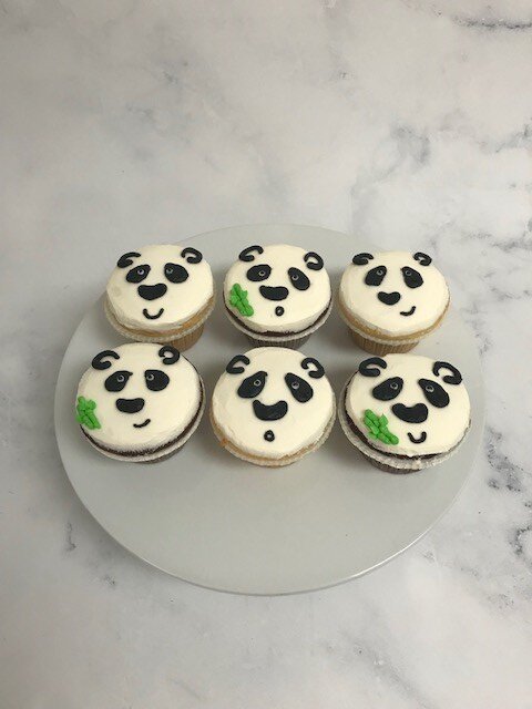 PANDA CUPCAKES