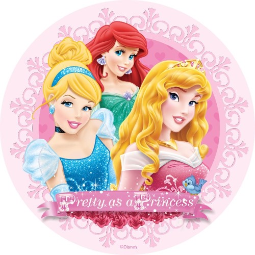 EDIBLE IMAGE - DISNEY PRINCESS