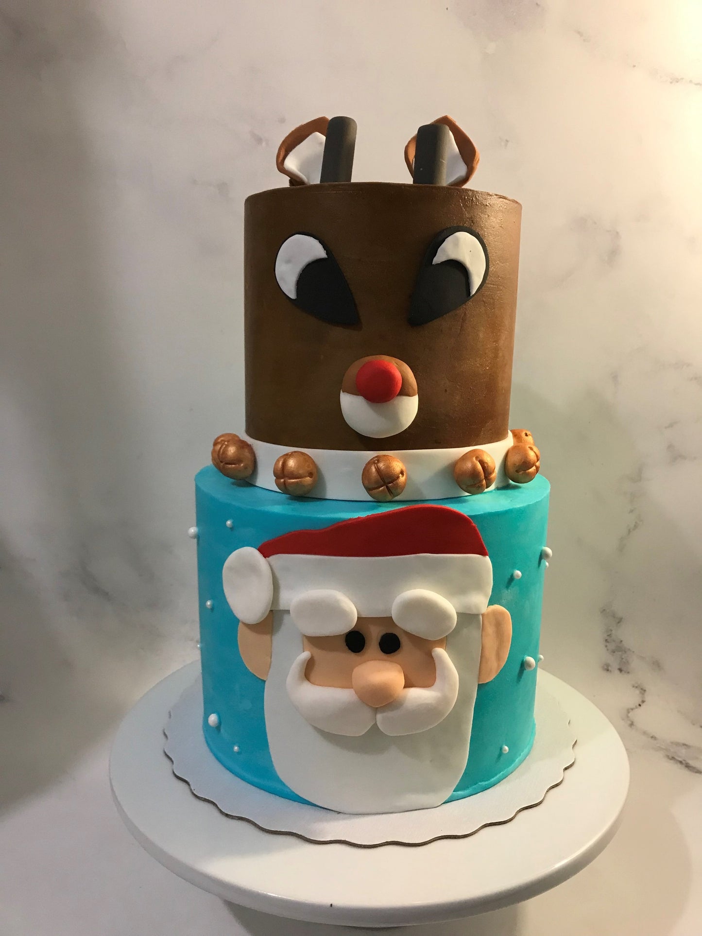 RUDOLPH AND SANTA