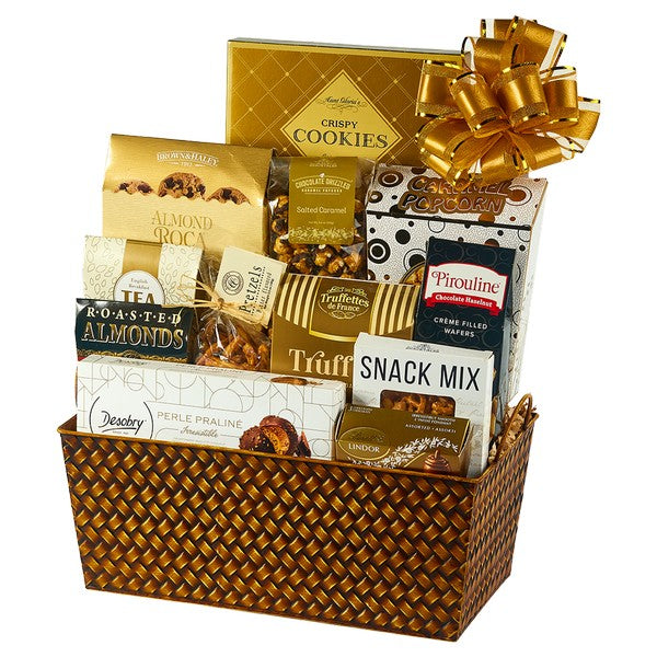 GOURMET BASKET - GOLDEN TREATS
