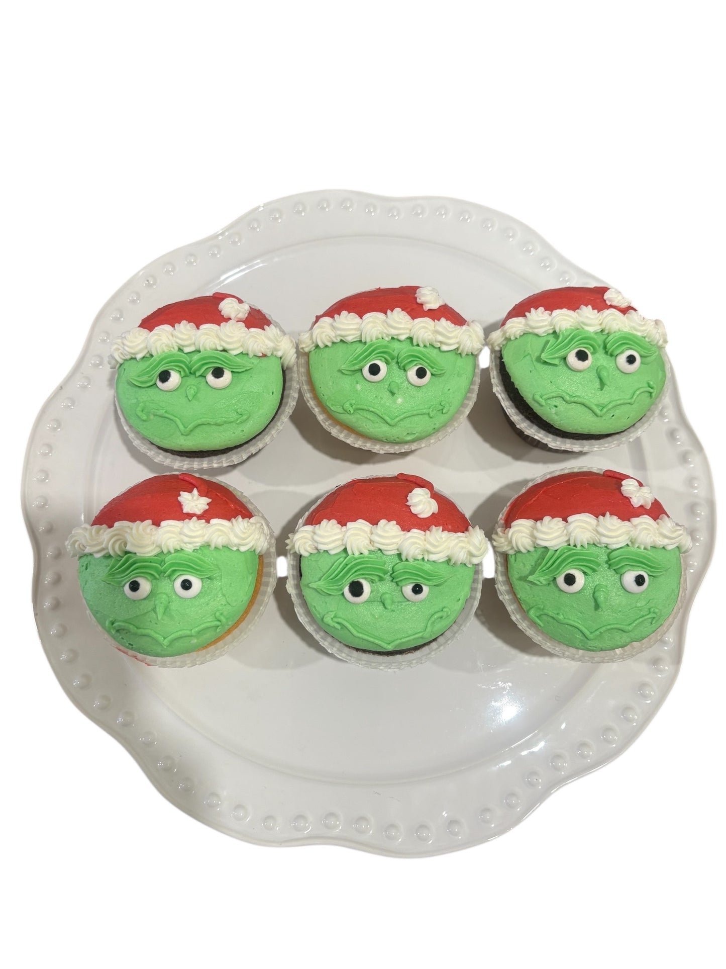 GRINCH CUPCAKES