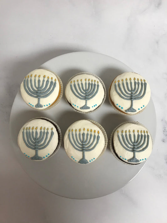 MENORAH CUPCAKES