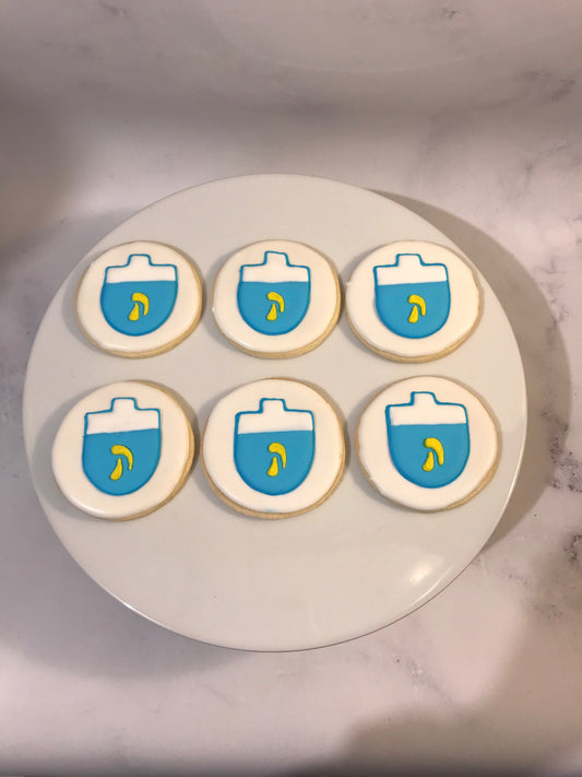 DREIDEL SUGAR COOKIES